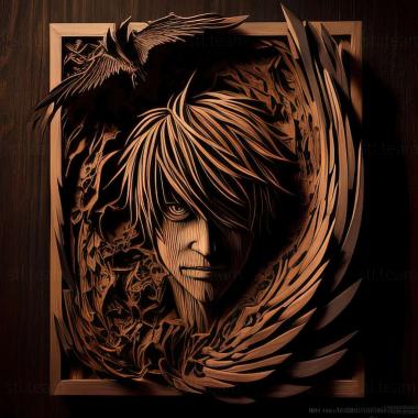 3D model Light Yagami   Death Note FROM NARUTO (STL)